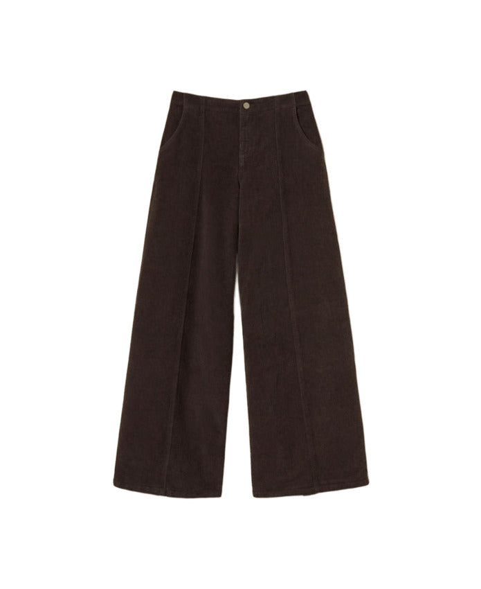TWIN SET Wide Fit Trousers for Women - FW25