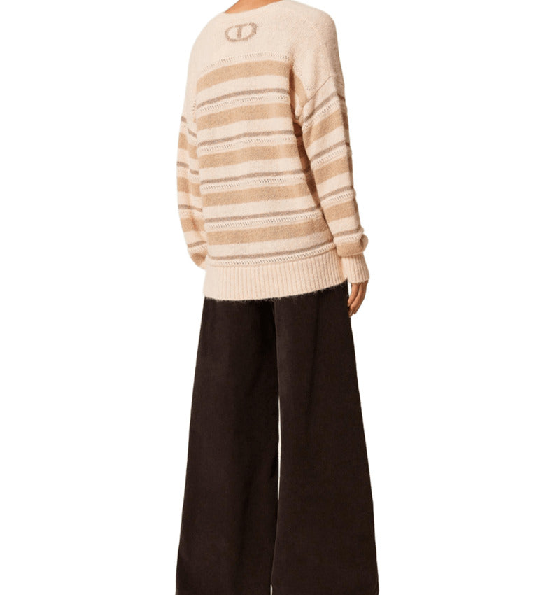 TWIN SET Wide Fit Trousers for Women - FW25