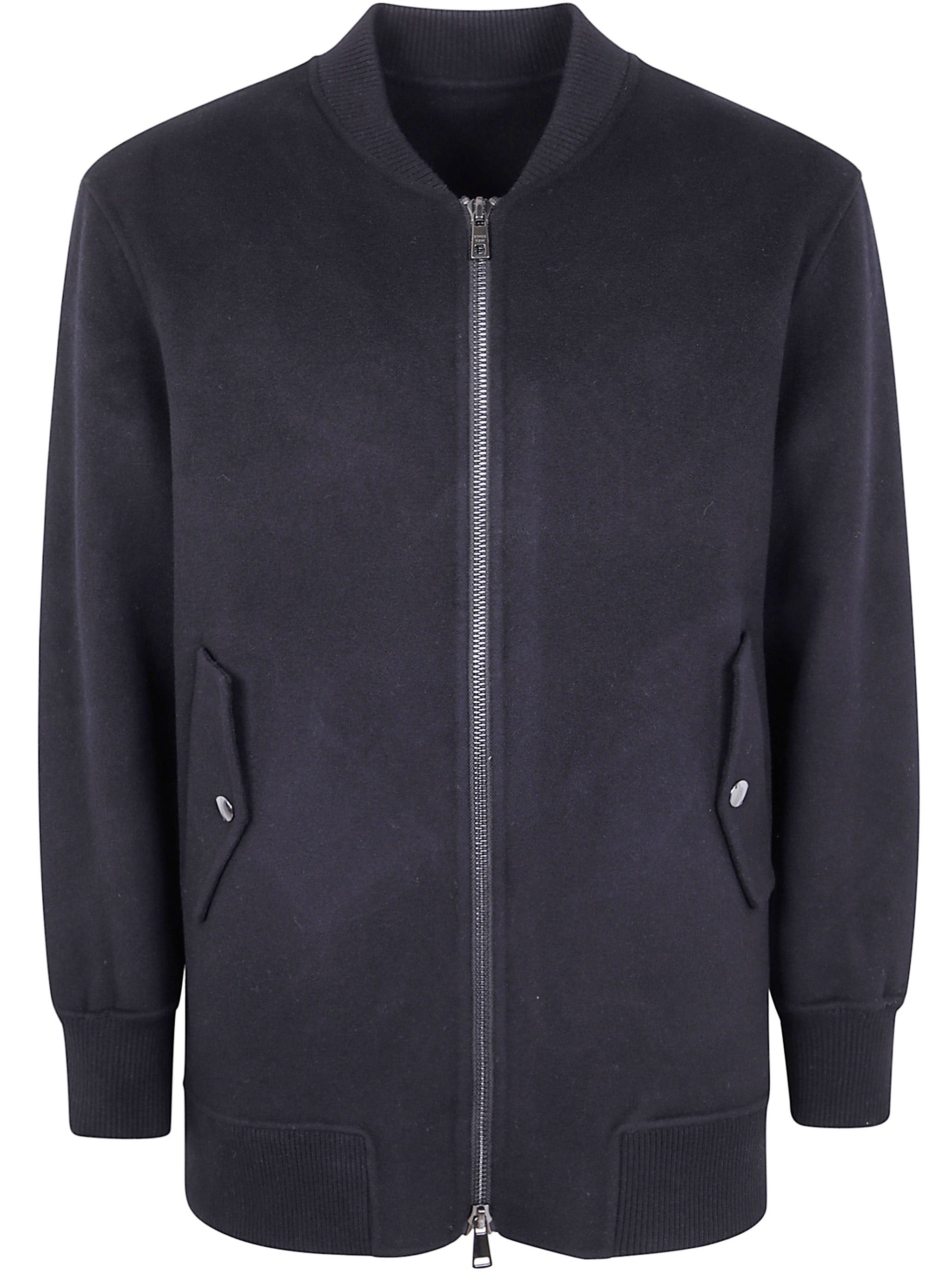 GIORGIO BRATO Wool Cashmere Double Bomber Jacket for Men
