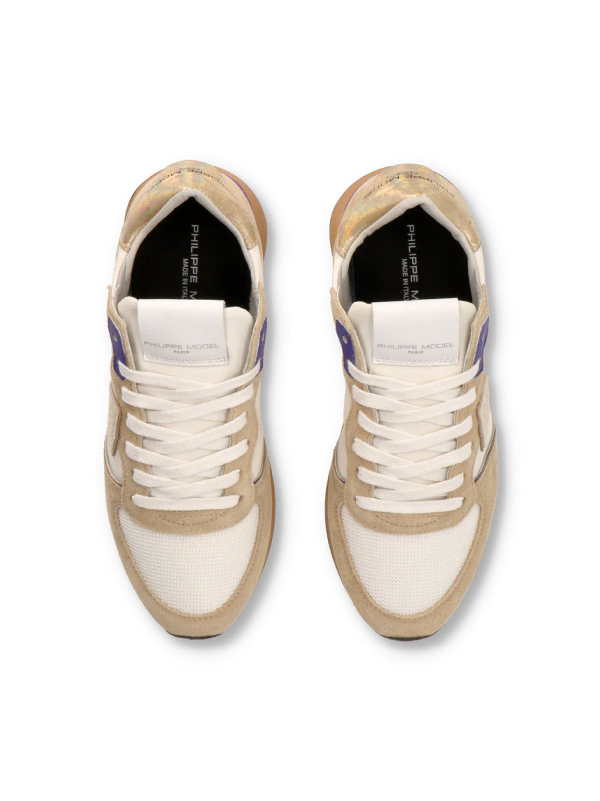 PHILIPPE MODEL PARIS Low Top Suede Sneakers for Women - Fall/Winter 2025