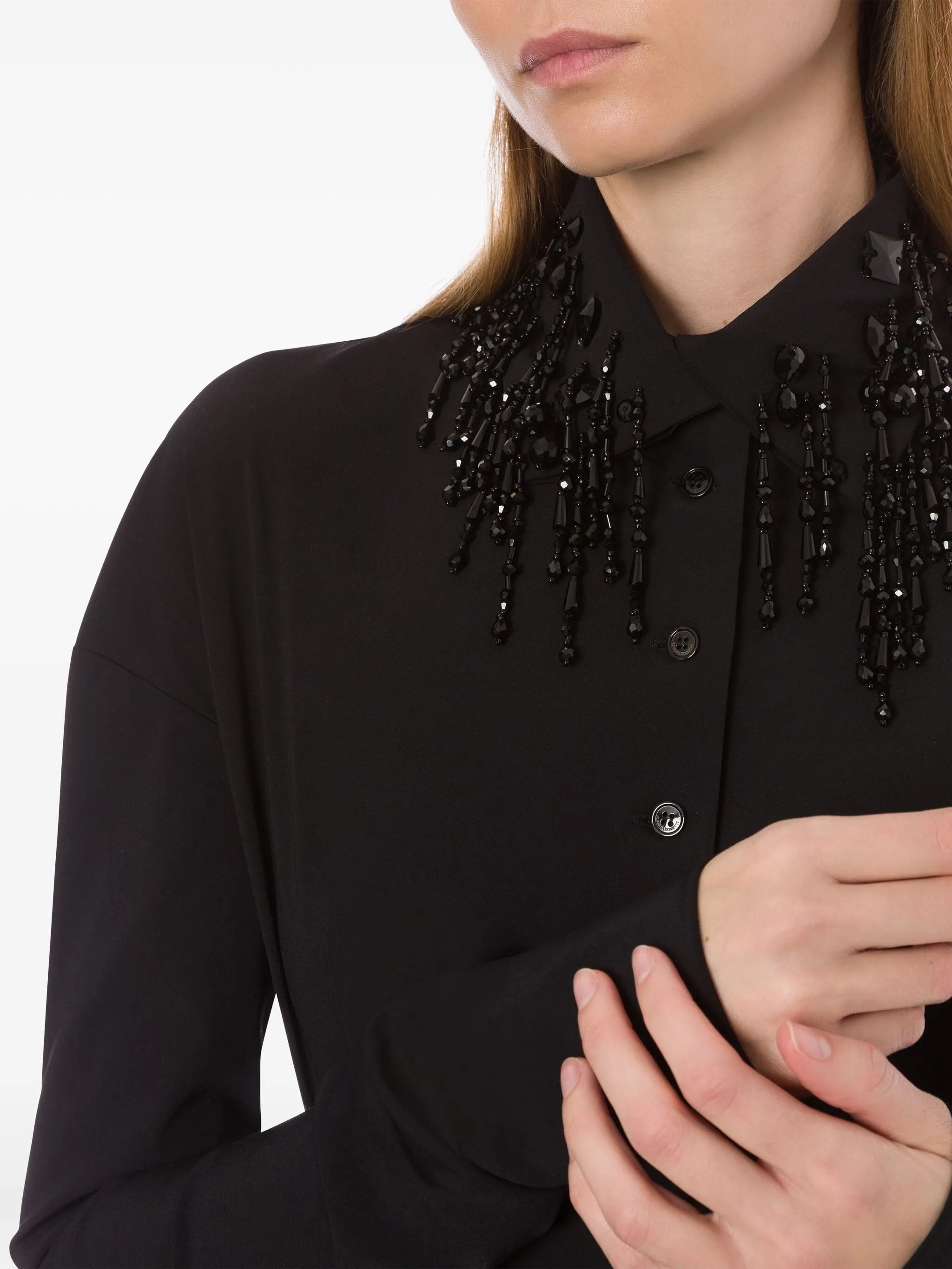 ALBERTA FERRETI Wool Blend Shirt for Women - FW25