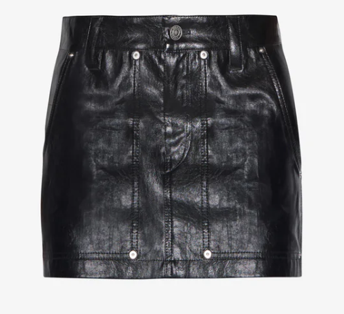 ISABEL MARANT Stylish Mixed-Fabric Skirt