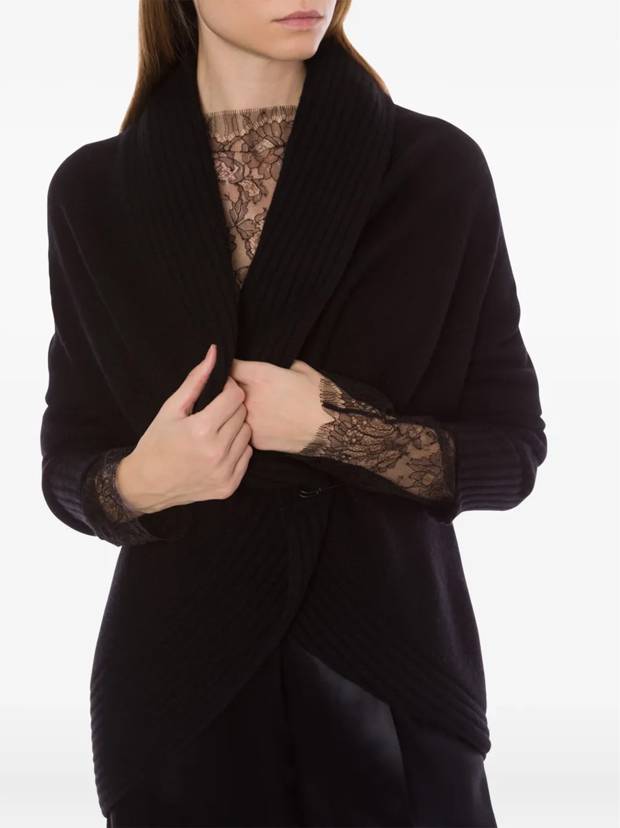 ALBERTA FERRETI Wool Blend Cardigan for Women - FW25 Collection