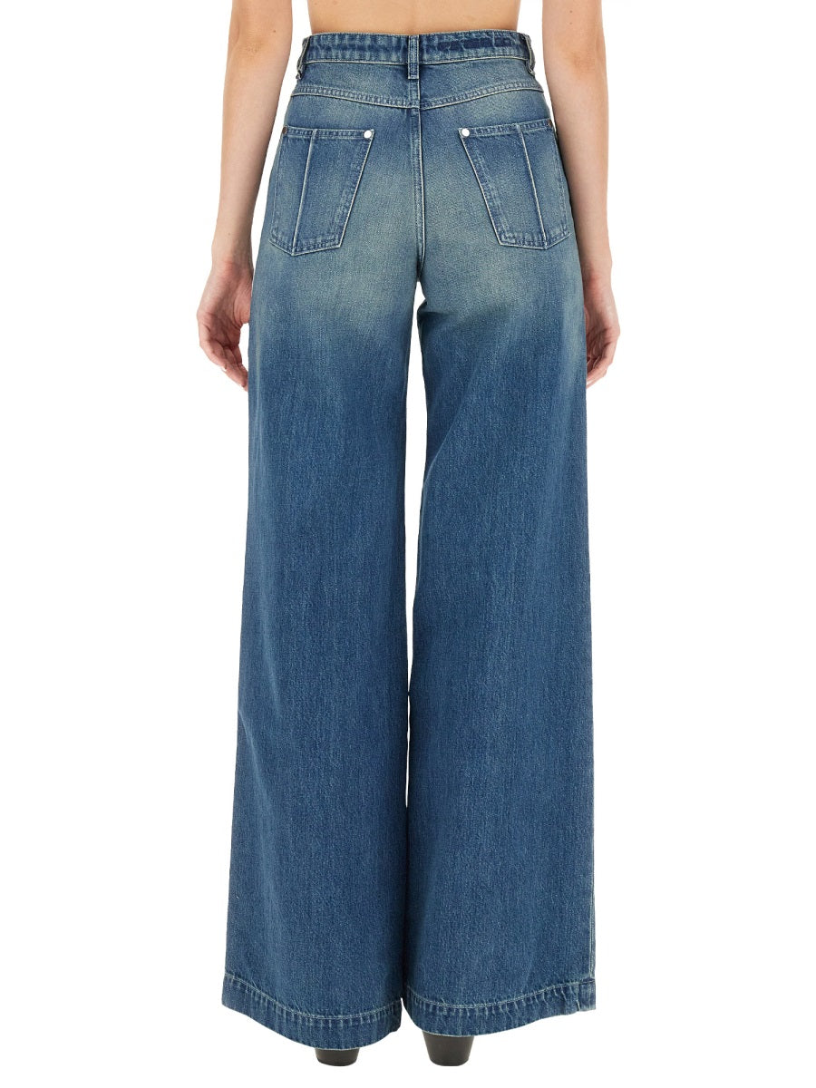 PETER DO Wide Leg Jeans - Oversized Fit - Size 27