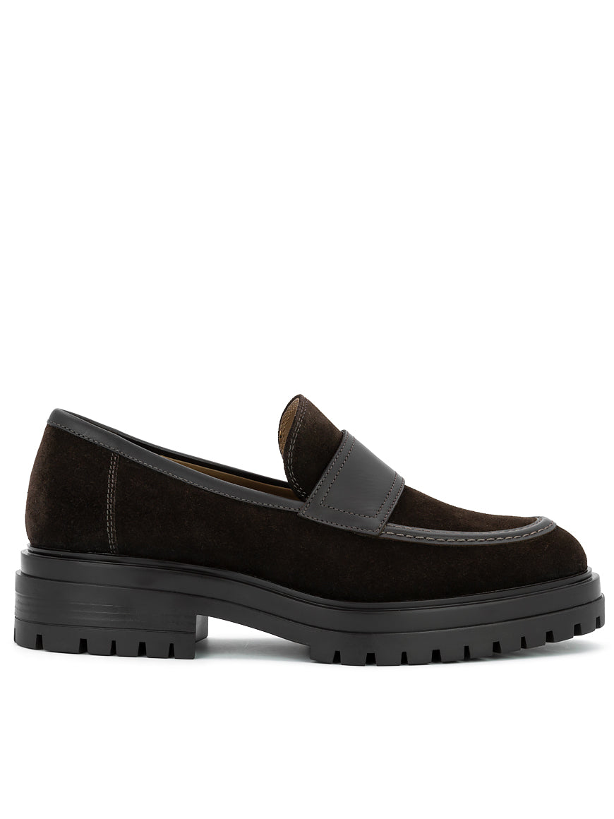 GIANVITO ROSSI Lugged-Sole Loafers for Men