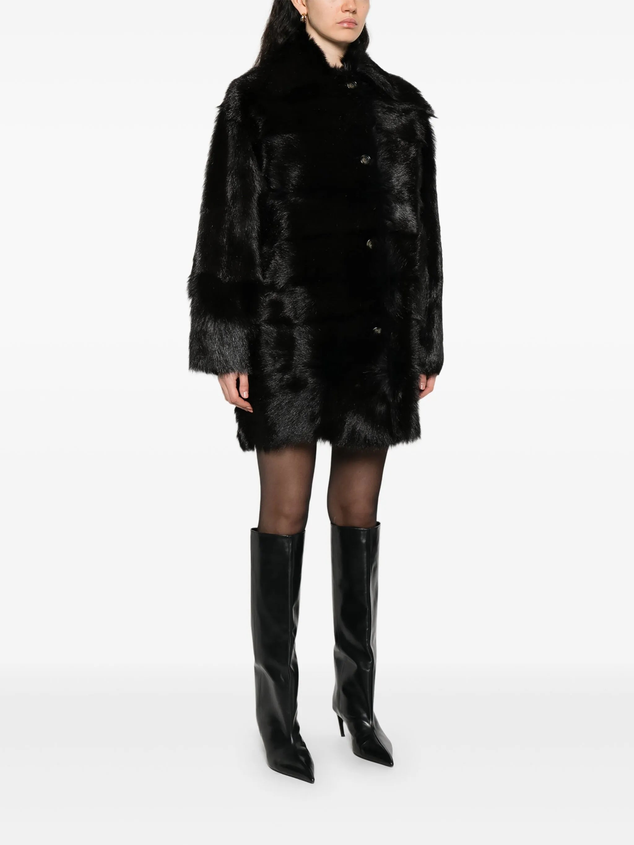 ALBERTA FERRETI Shearling Jacket for Women - FW25 Collection