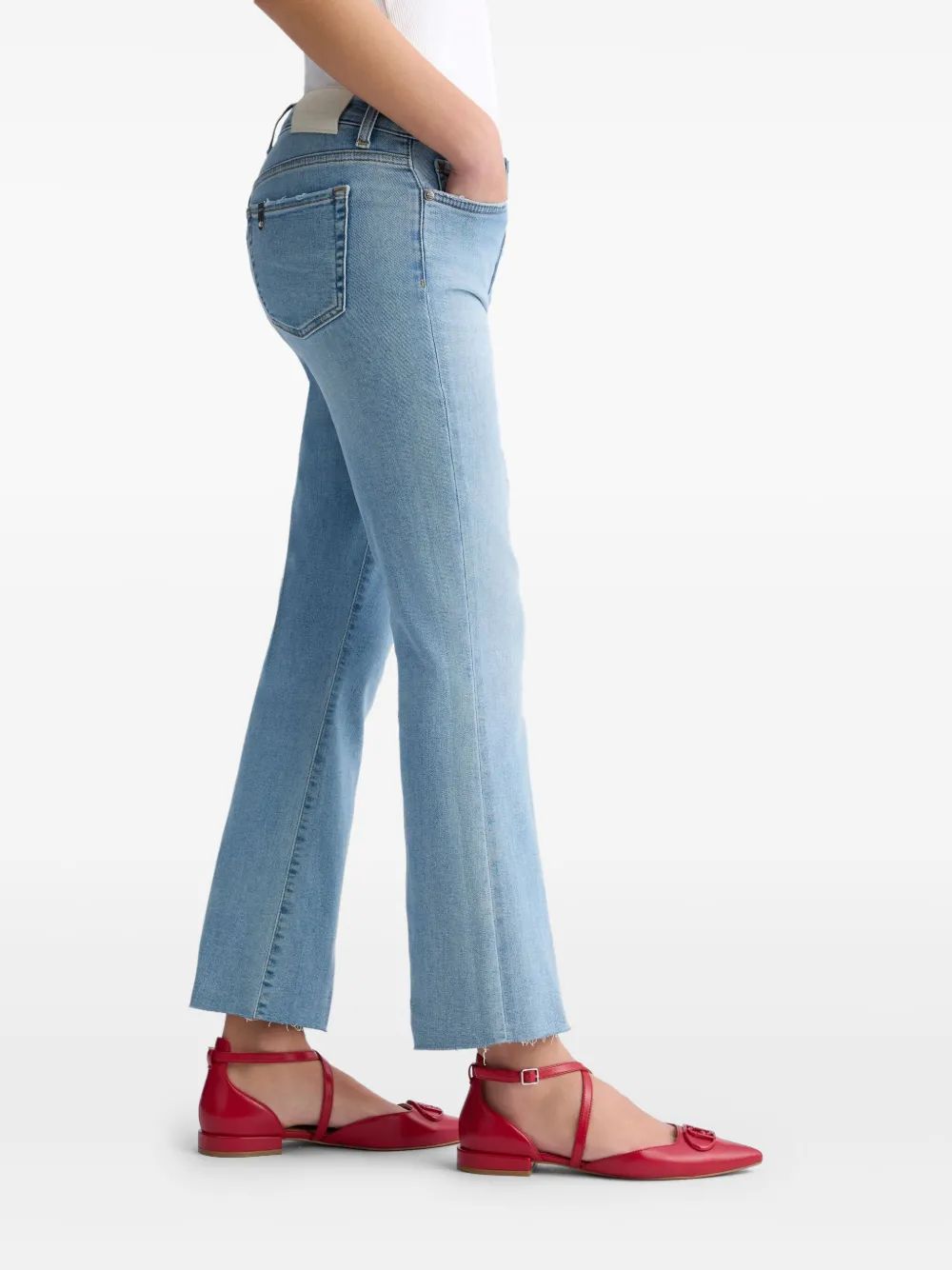 LIU JO Camal Trumpet Denim Jean Pants for Women