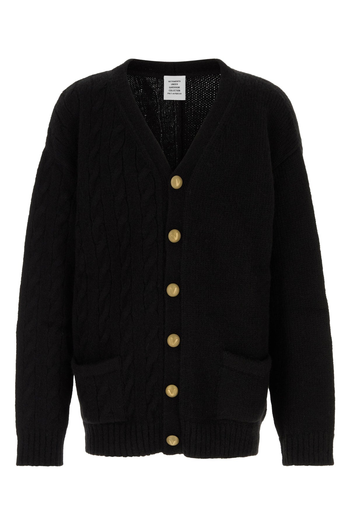 VETEMENTS Men's Split Cardigan for FW24