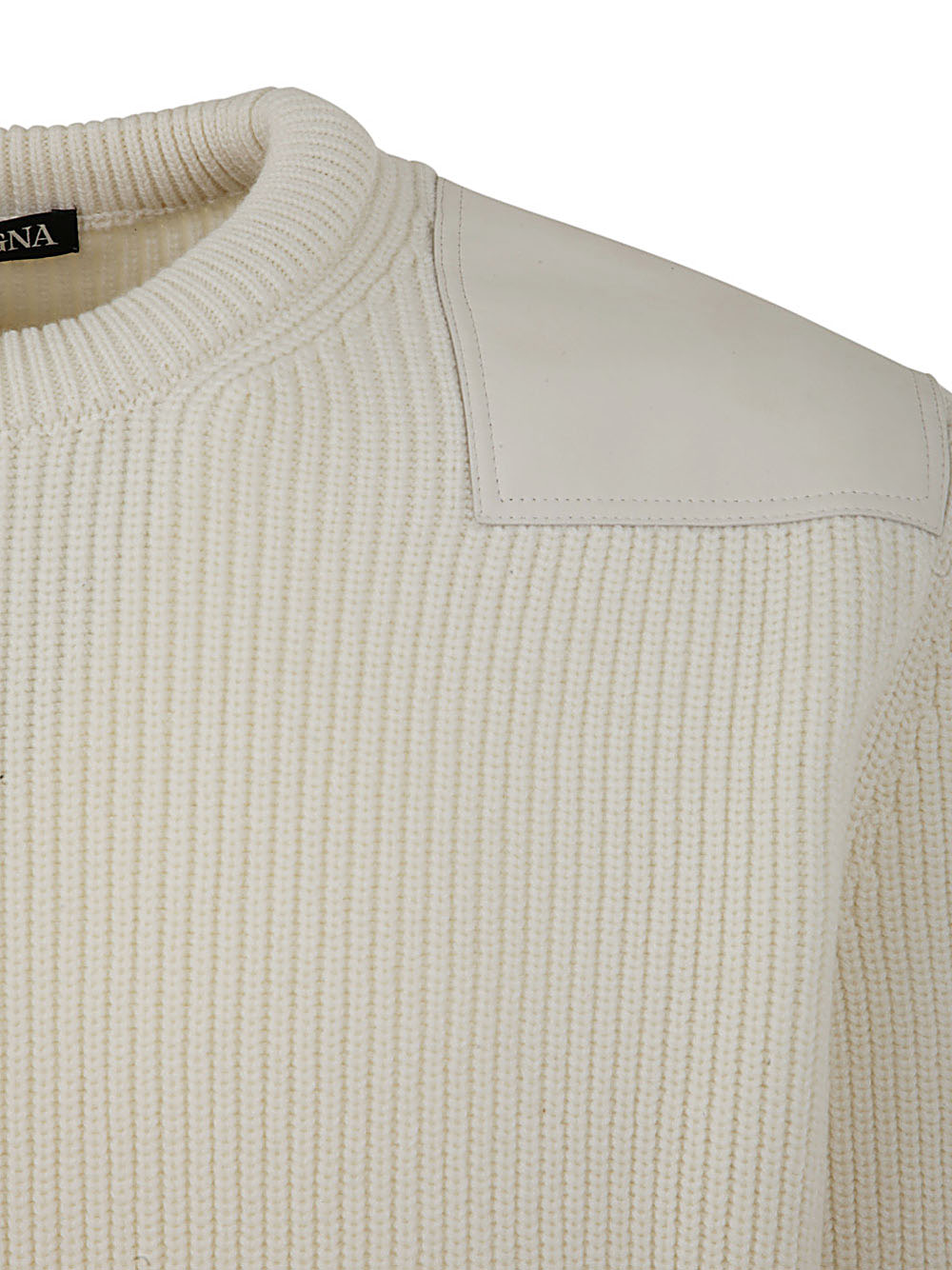 ZEGNA Luxurious Wool and Cashmere Crew Neck Sweater