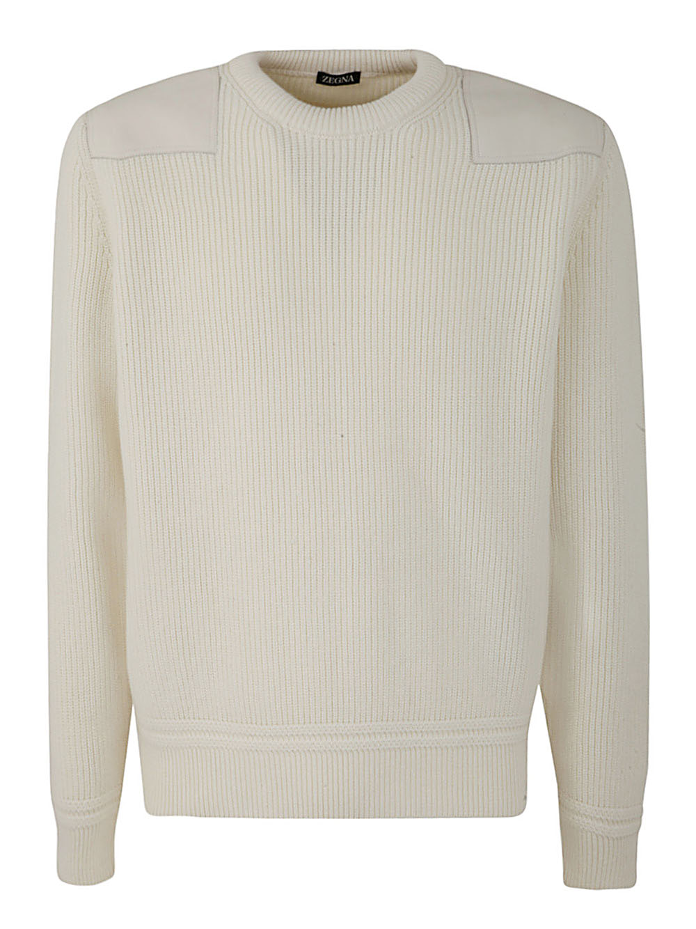 ZEGNA Luxurious Wool and Cashmere Crew Neck Sweater