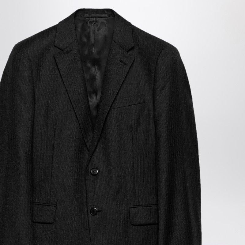 PRADA Single-Breasted Suit in Wool and Cashmere