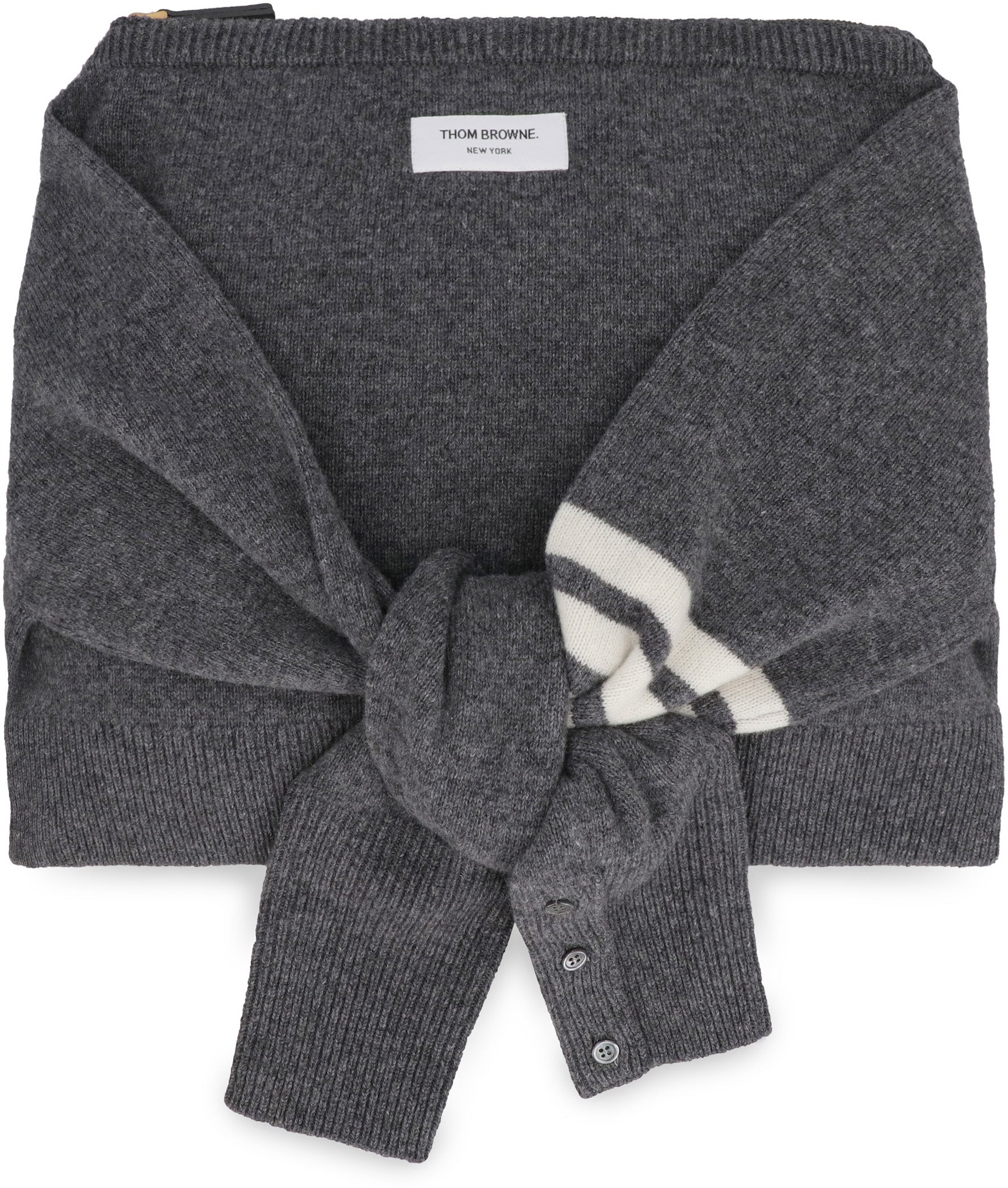 THOM BROWNE Wool Clutch Bag - Mini