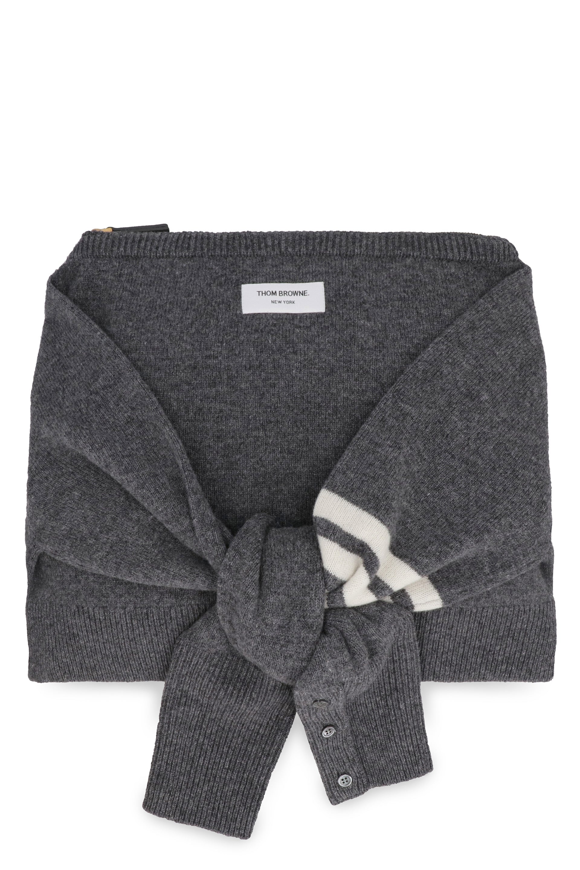 THOM BROWNE Wool Clutch Bag - Mini