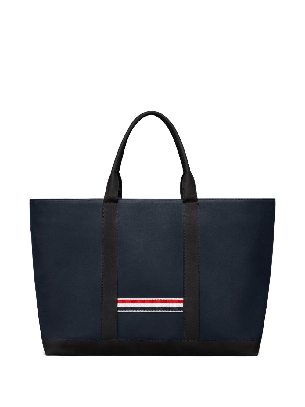 THOM BROWNE Medium Leather Tote Handbag