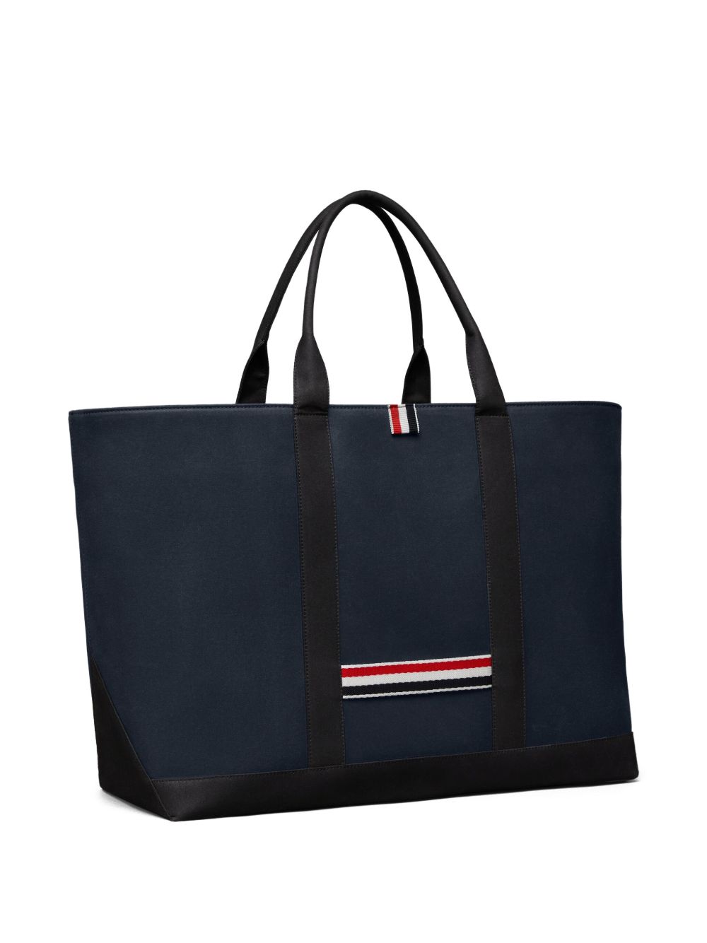 THOM BROWNE Medium Leather Tote Handbag