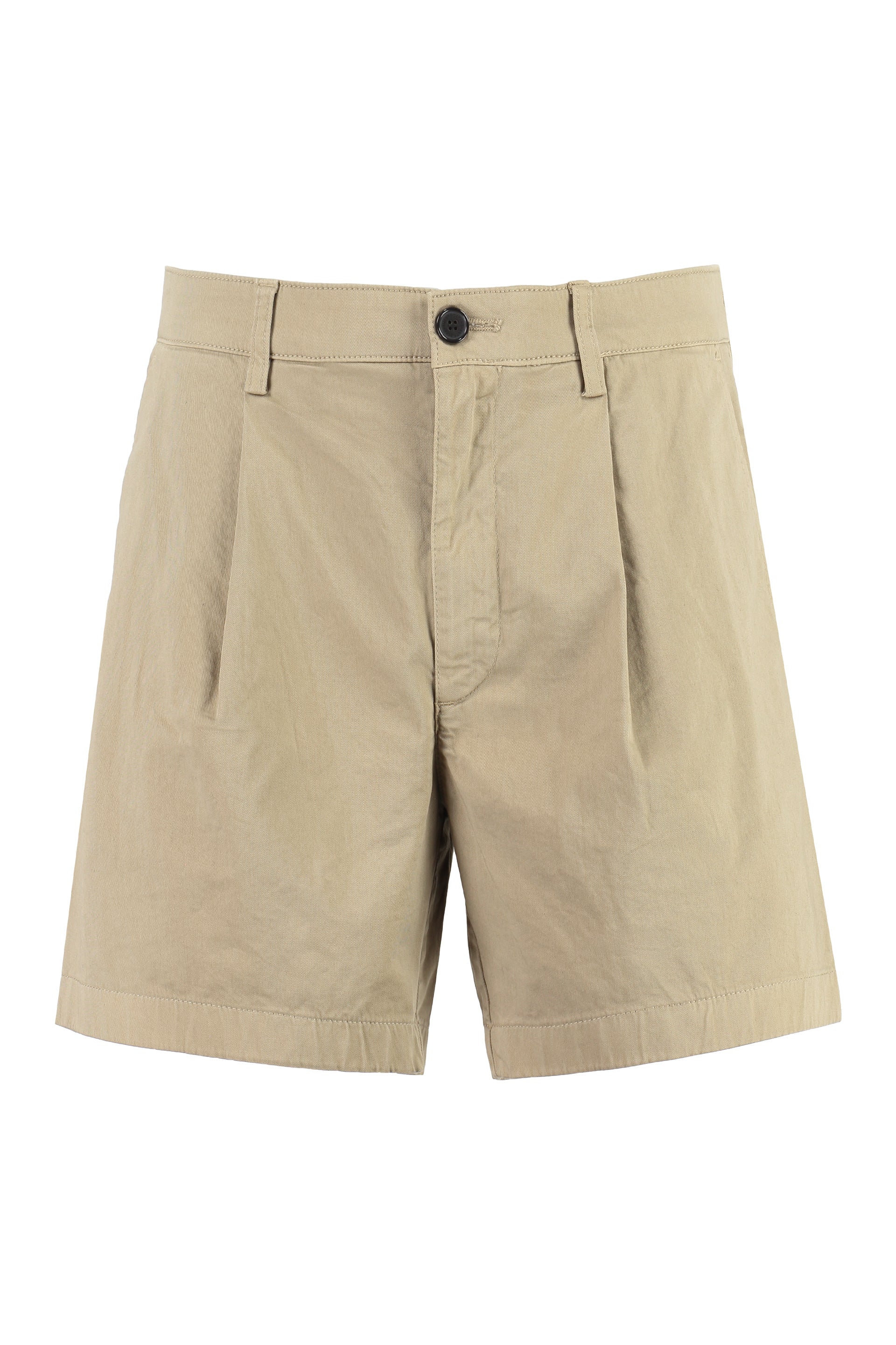 DEPARTMENT FIVE Men's Cotton Bermuda Shorts with 2 Side and 2 Back Pockets
