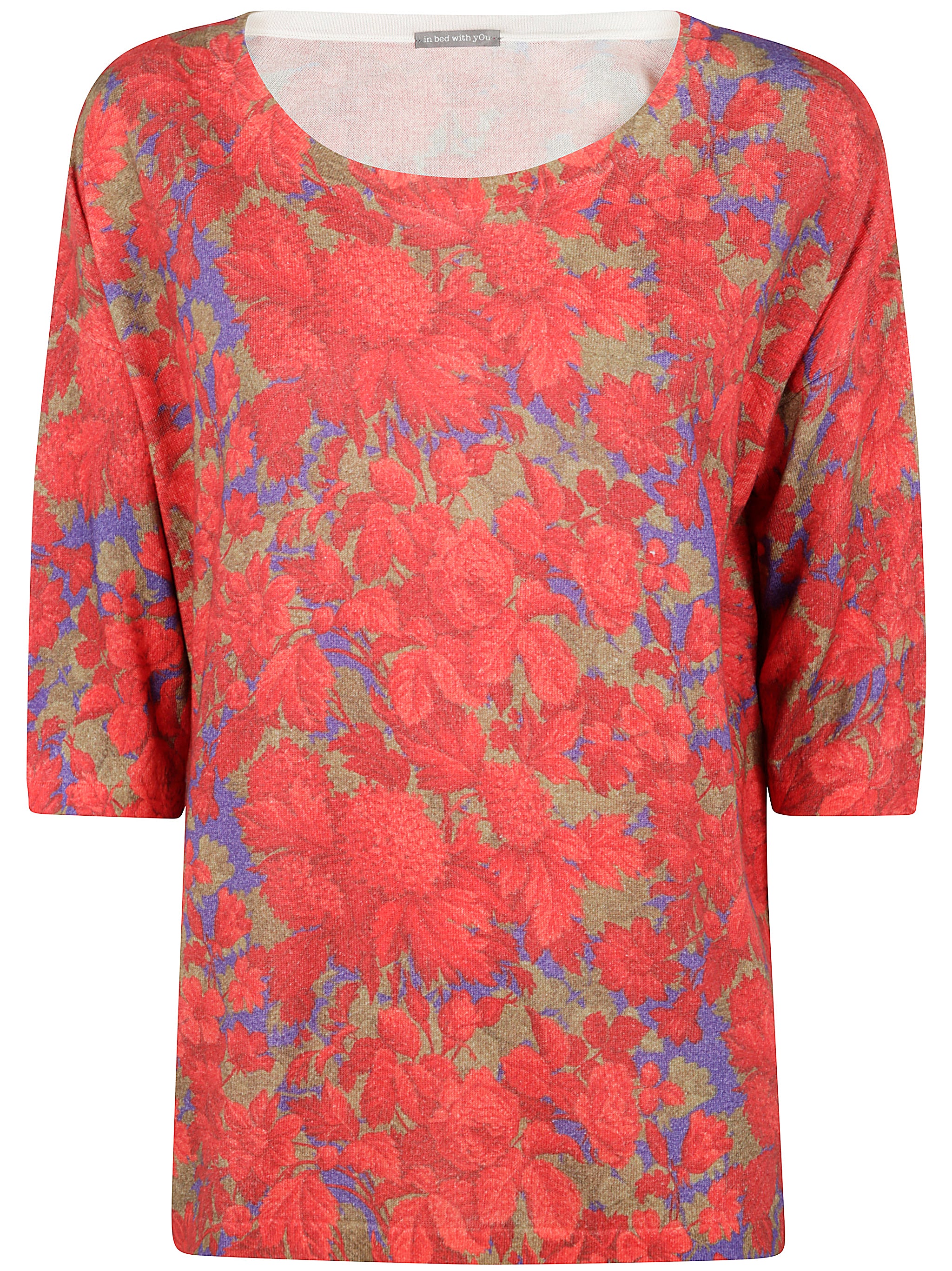 IN BED WITH YOU Squared Round Neck Mini Sweater