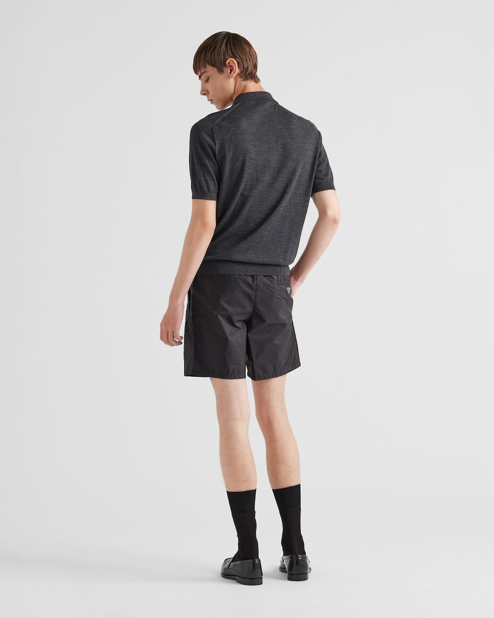 PRADA Mini Nylon Swim Shorts for Men - FW25 Edition