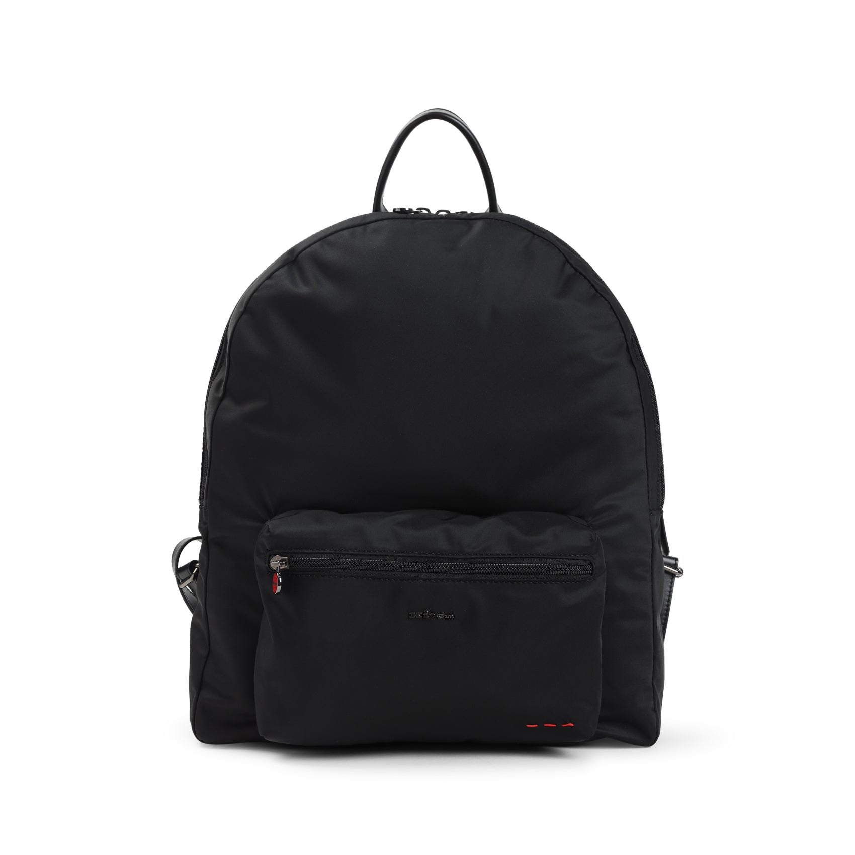 KITON Polyamide Backpack with Leather Accents
