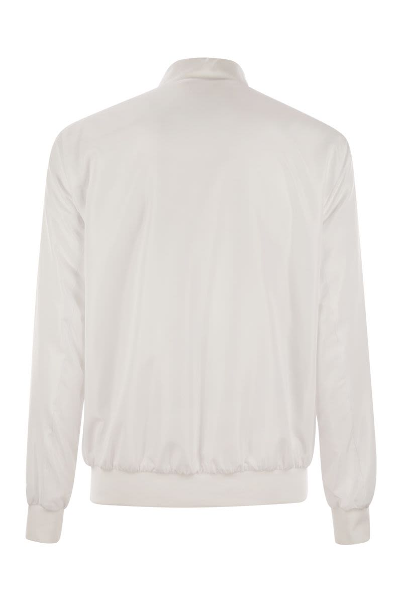 KITON Lightweight Bomber Jacket in Technical Fabric