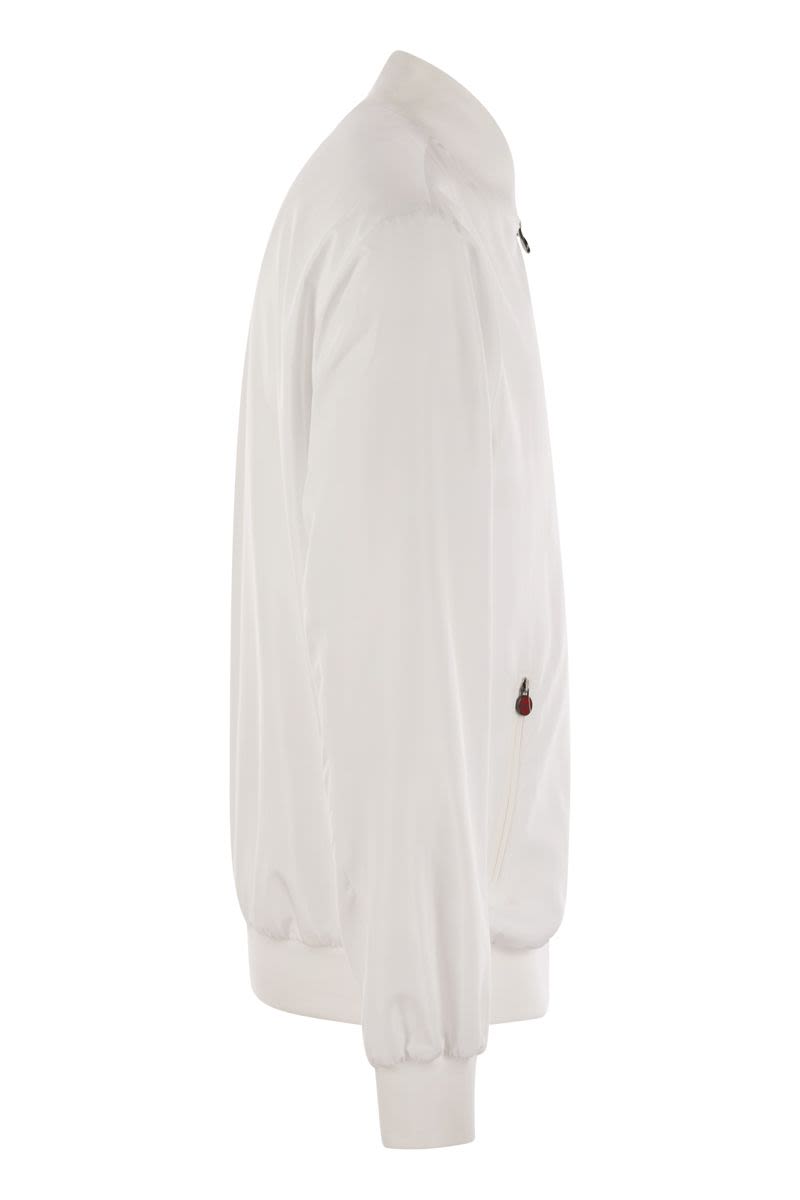 KITON Lightweight Bomber Jacket in Technical Fabric