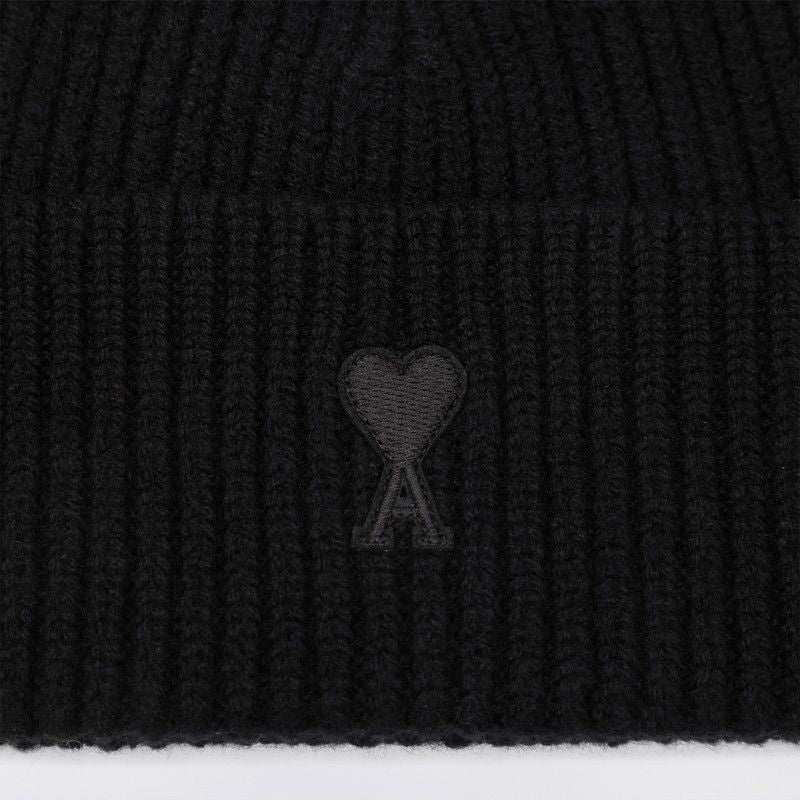 AMI PARIS Men's Wool Beanie Hat