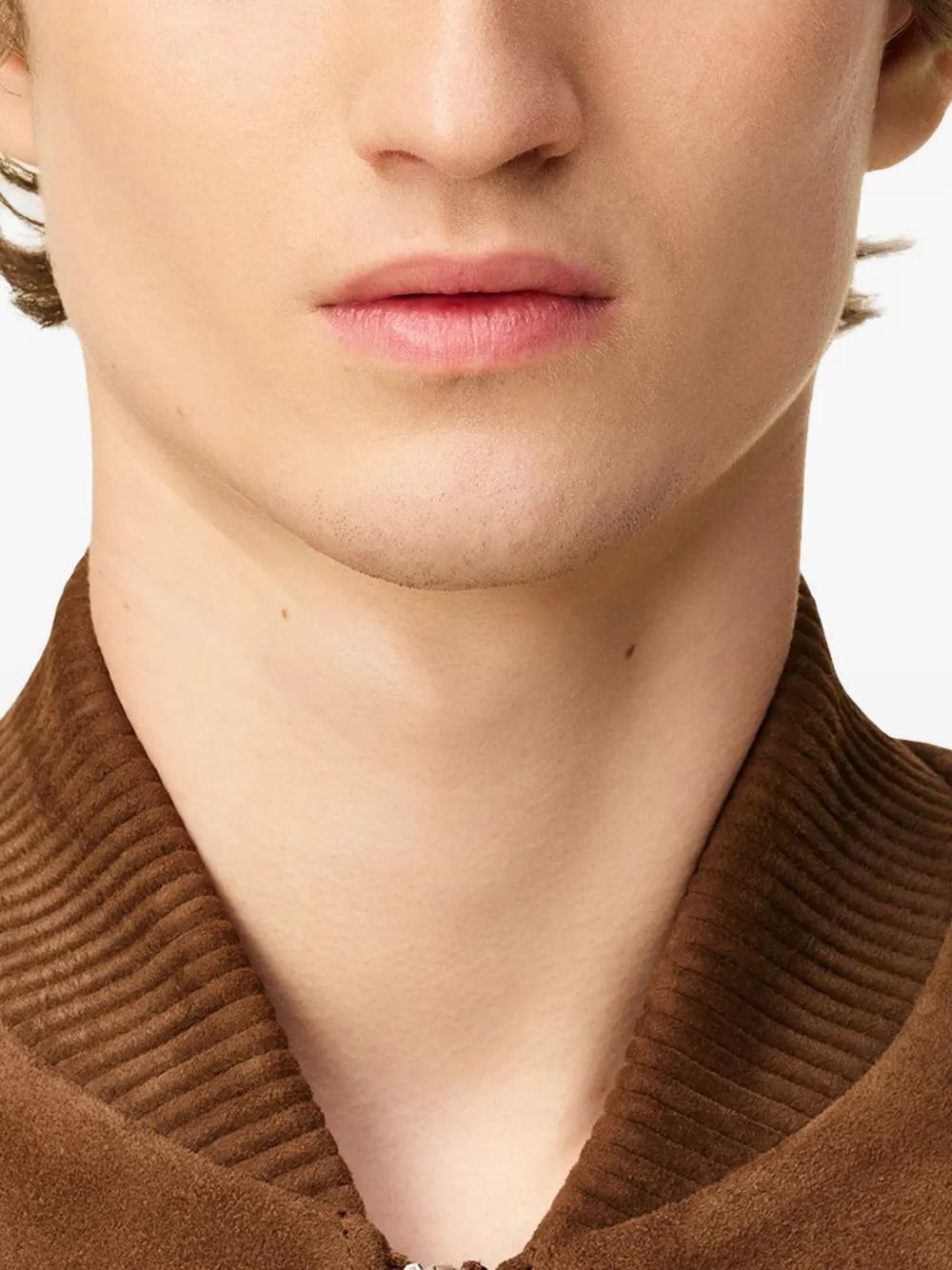 AMI PARIS Ribbed Wool Beanie with Turned-Up Hem for Men