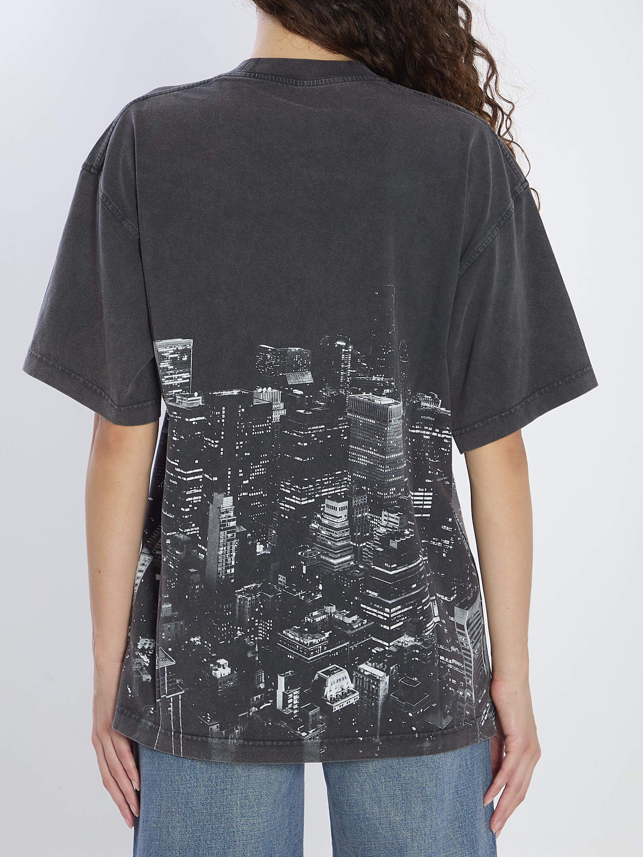 ALEXANDER WANG Classic T-Shirt with Rhinestones - XS