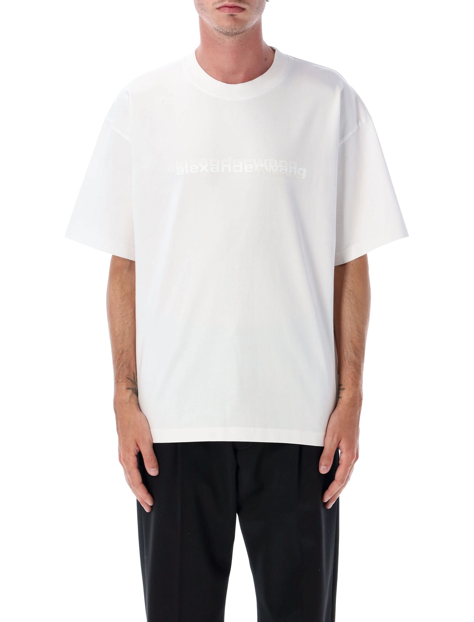 ALEXANDER WANG Oversized Logo T-Shirt - Men's