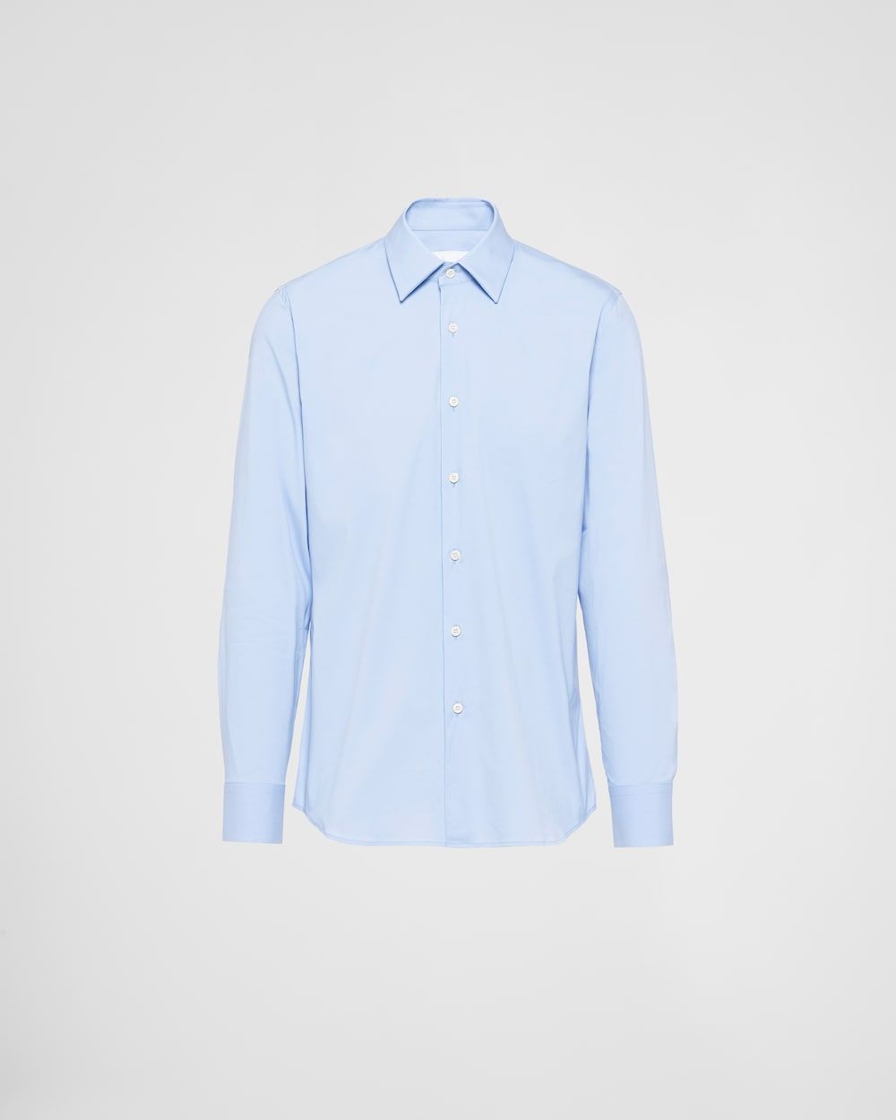 PRADA Men's Stretch Fit Popeline Shirt