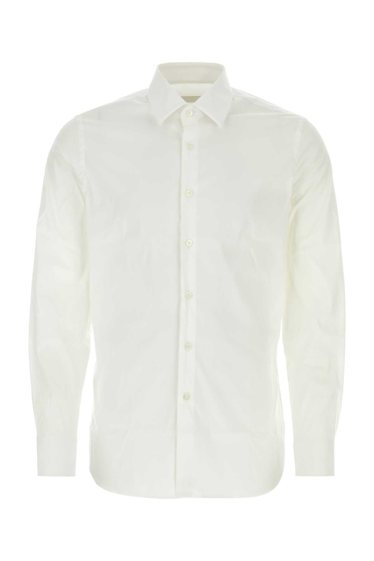 PRADA Men's Stretch Poplin Shirt