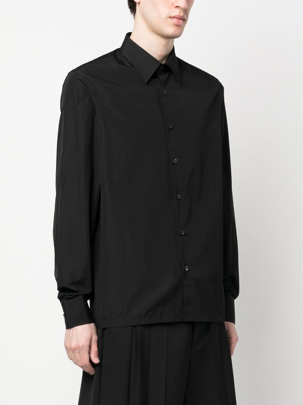 PRADA Men's Straight Cut Cotton Shirt