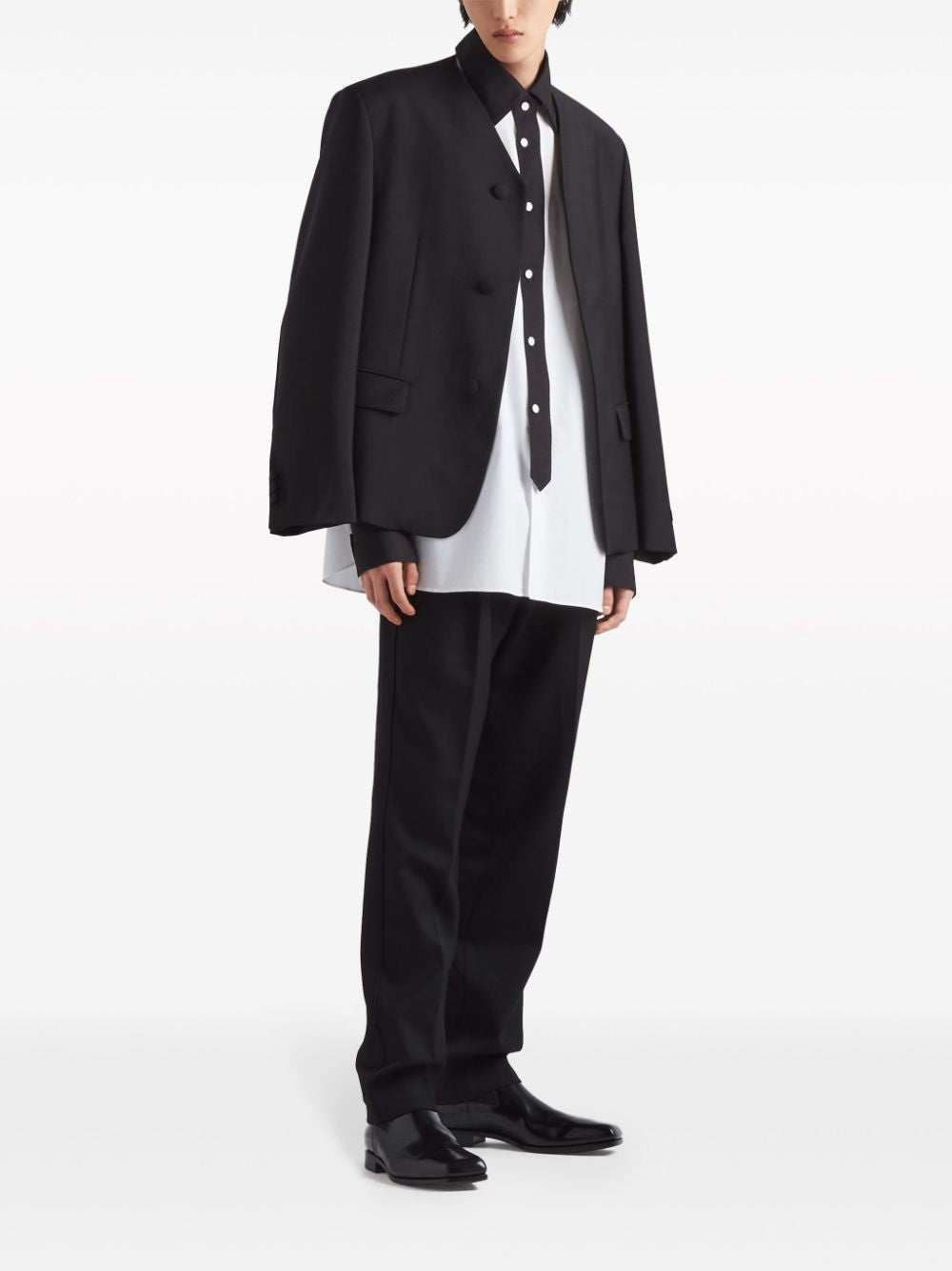 PRADA Oversized Poplin Shirt for Men - SS24 Collection