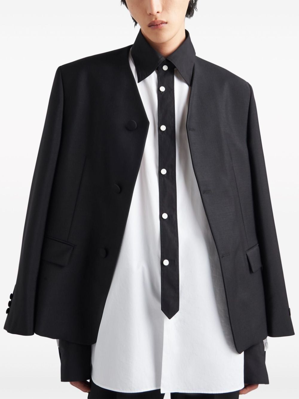PRADA Oversized Poplin Shirt for Men - SS24 Collection