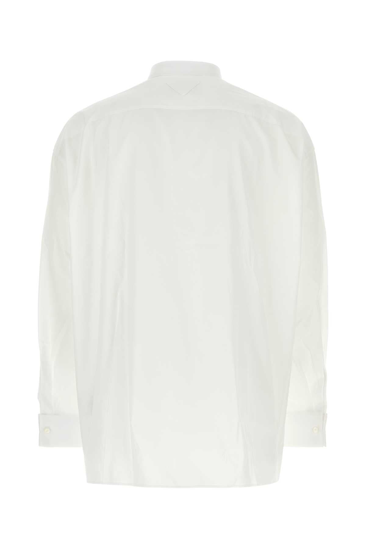 PRADA Essential Poplin Shirt for Men - SS25 Collection