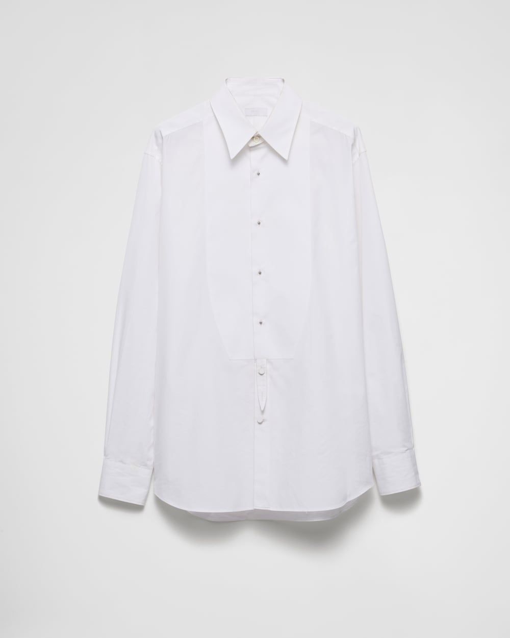 PRADA Elegant Smoking Popeline Shirt for Men