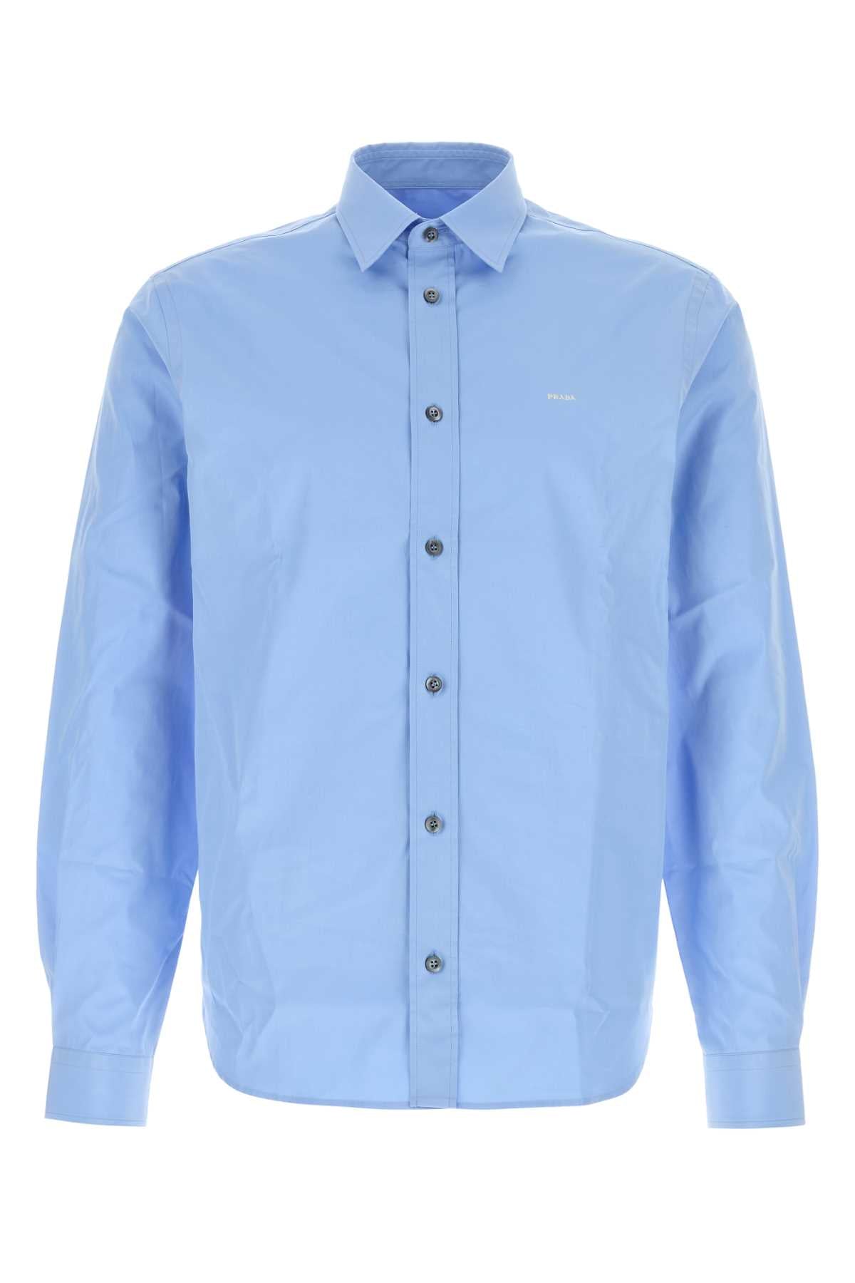 PRADA Poplin Dress Shirt for Men - FW25 Collection