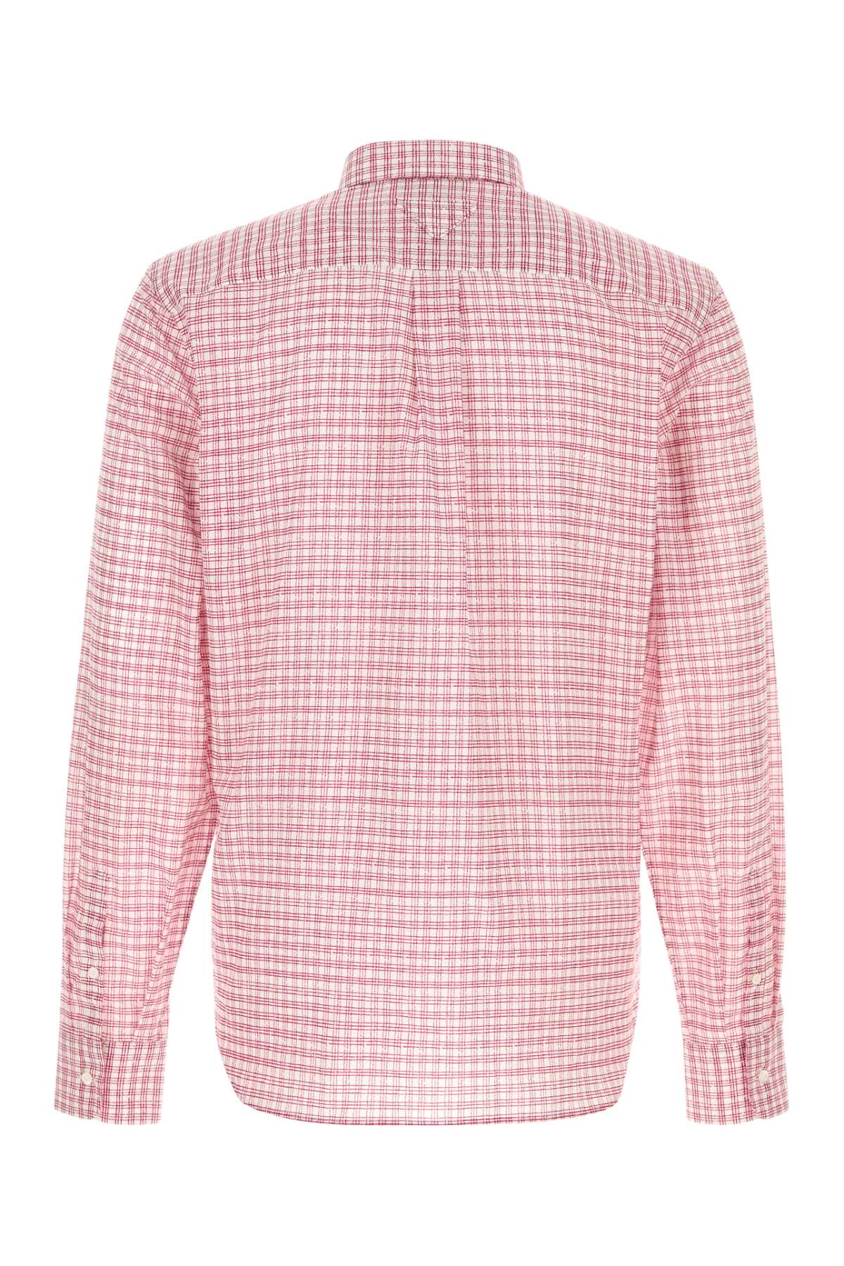 PRADA Checked Cotton Shirt for Men - SS26 Collection