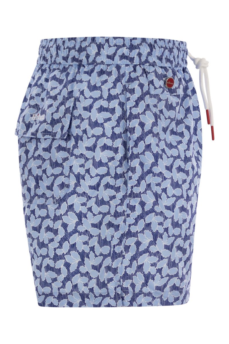 KITON Patterned Beach Boxers for Men