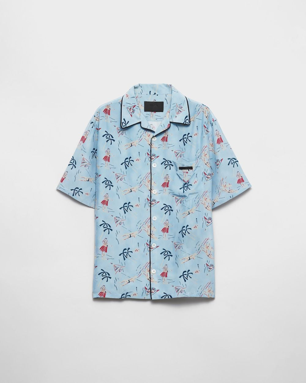 PRADA Essential Cotton Shirt for Men - FW25 Collection