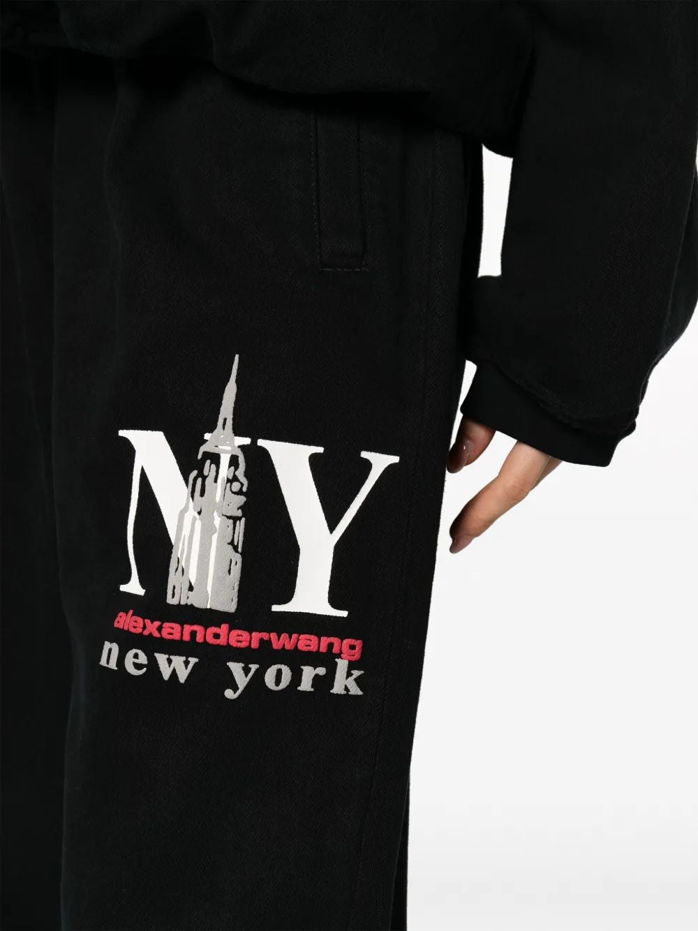 ALEXANDER WANG Cotton Blend Joggers - Women's FW23 Collection