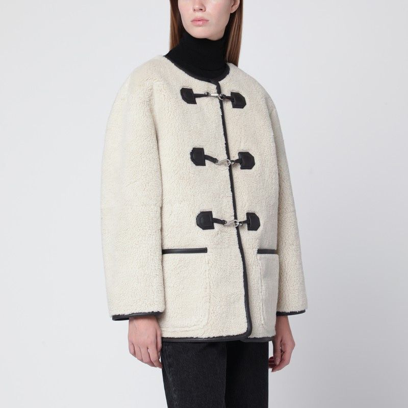 DUNST Shearling-Effect Fabric Jacket