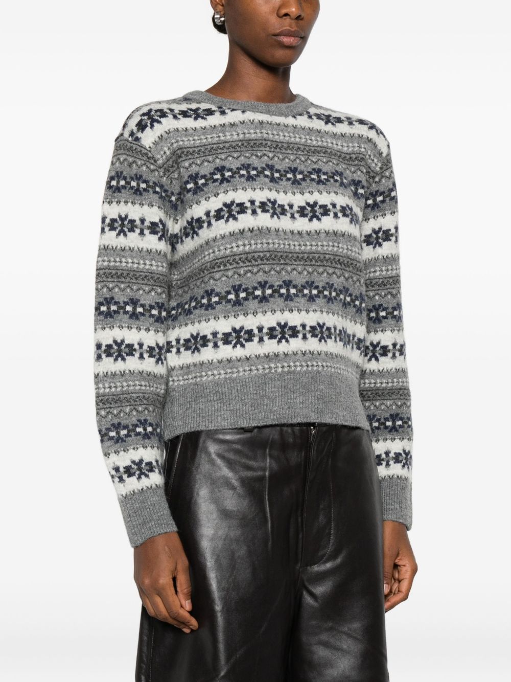 DUNST Wool Blend Crewneck Jumper