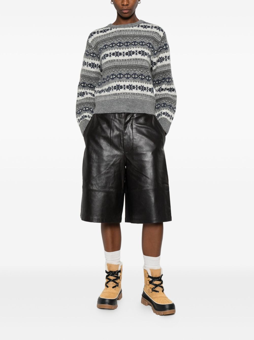 DUNST Wool Blend Crewneck Jumper