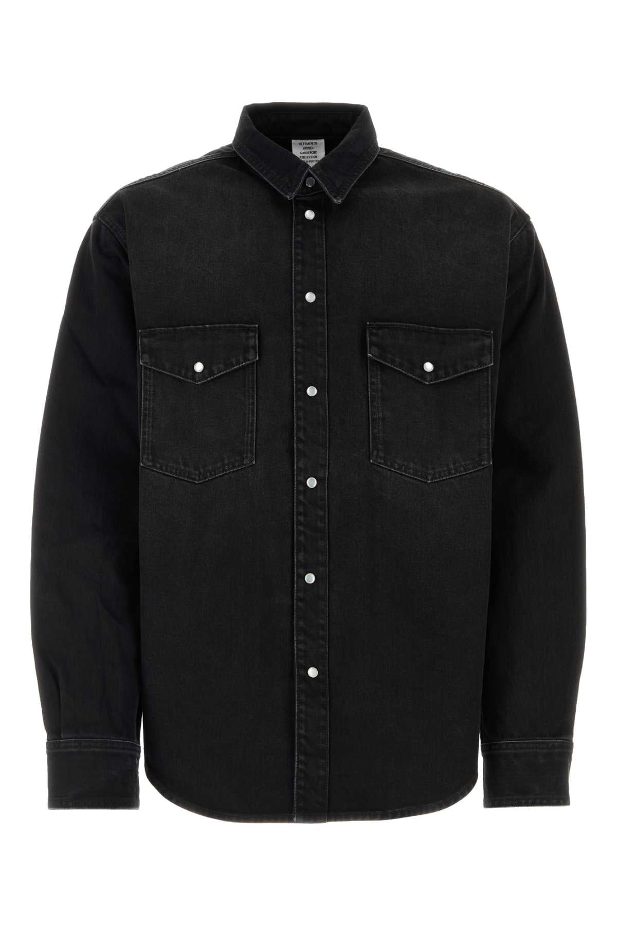 VETEMENTS Unisex Denim Shirt - Spring/Summer 2024 Edition