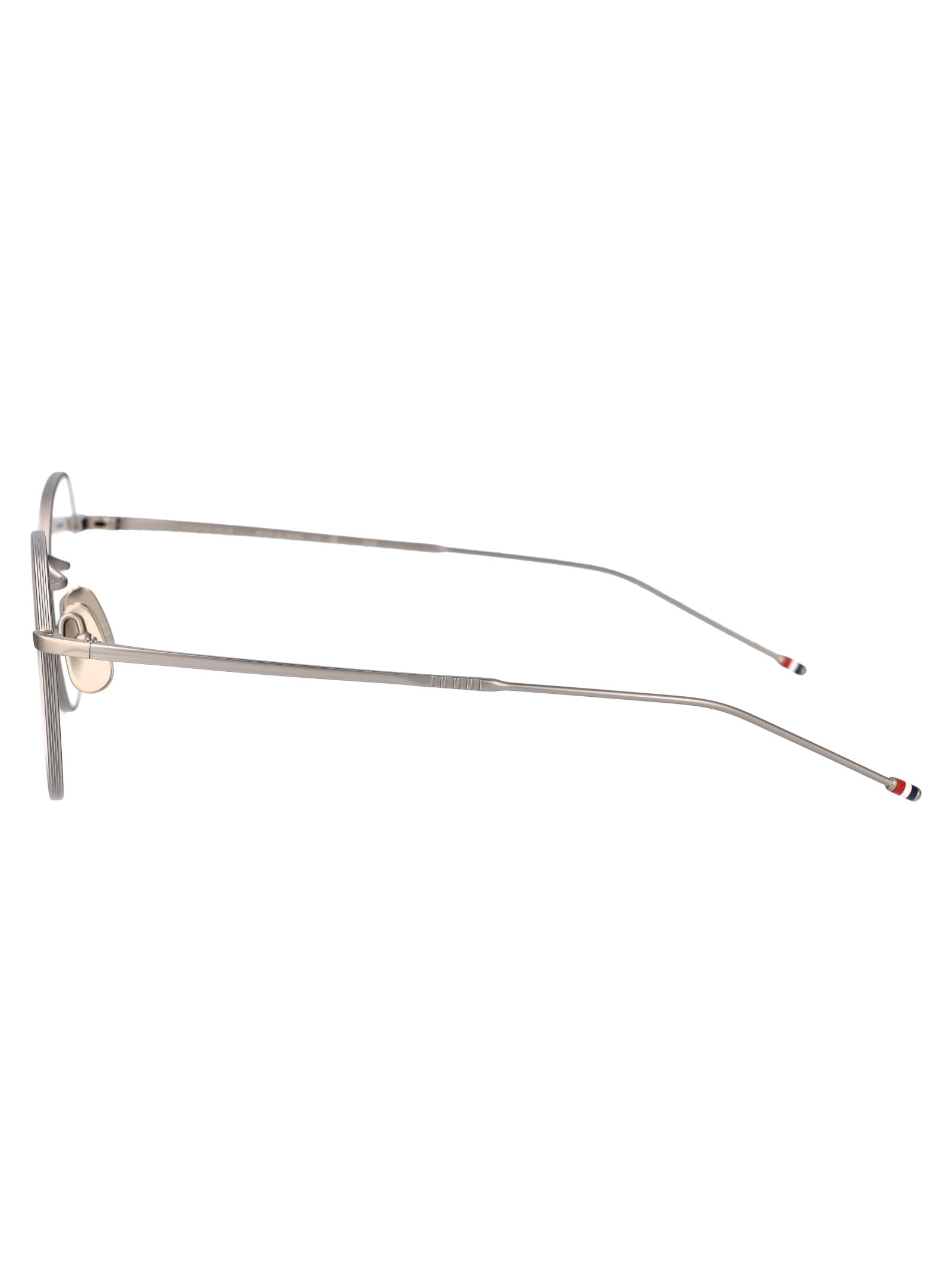 THOM BROWNE Matte Grey Titanium Optical Glasses - Unisex