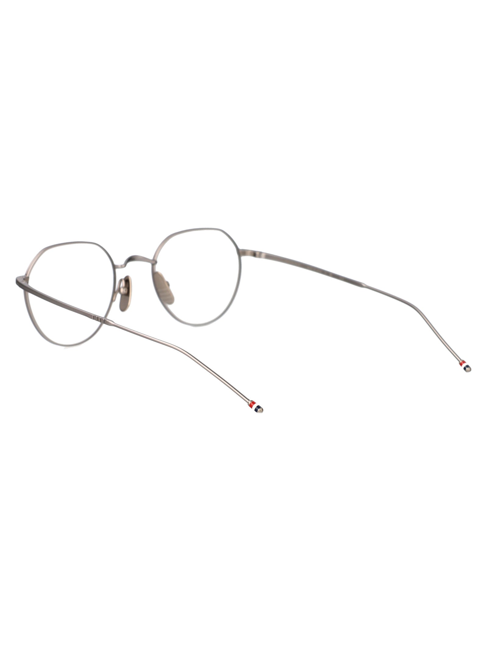 THOM BROWNE Matte Grey Titanium Optical Glasses - Unisex