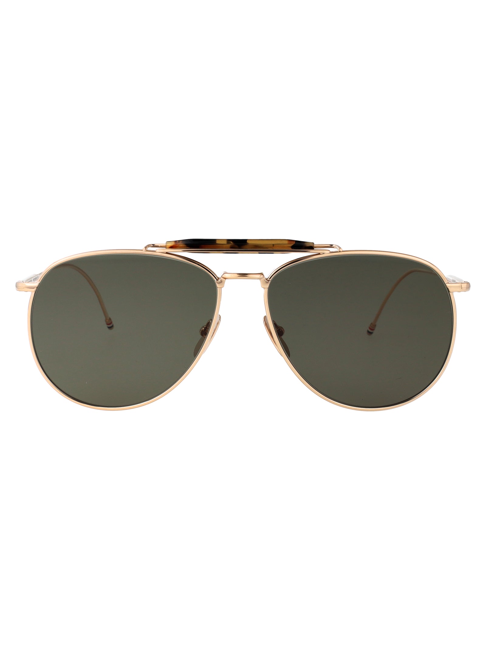 THOM BROWNE 12K Gold Titanium Sunglasses