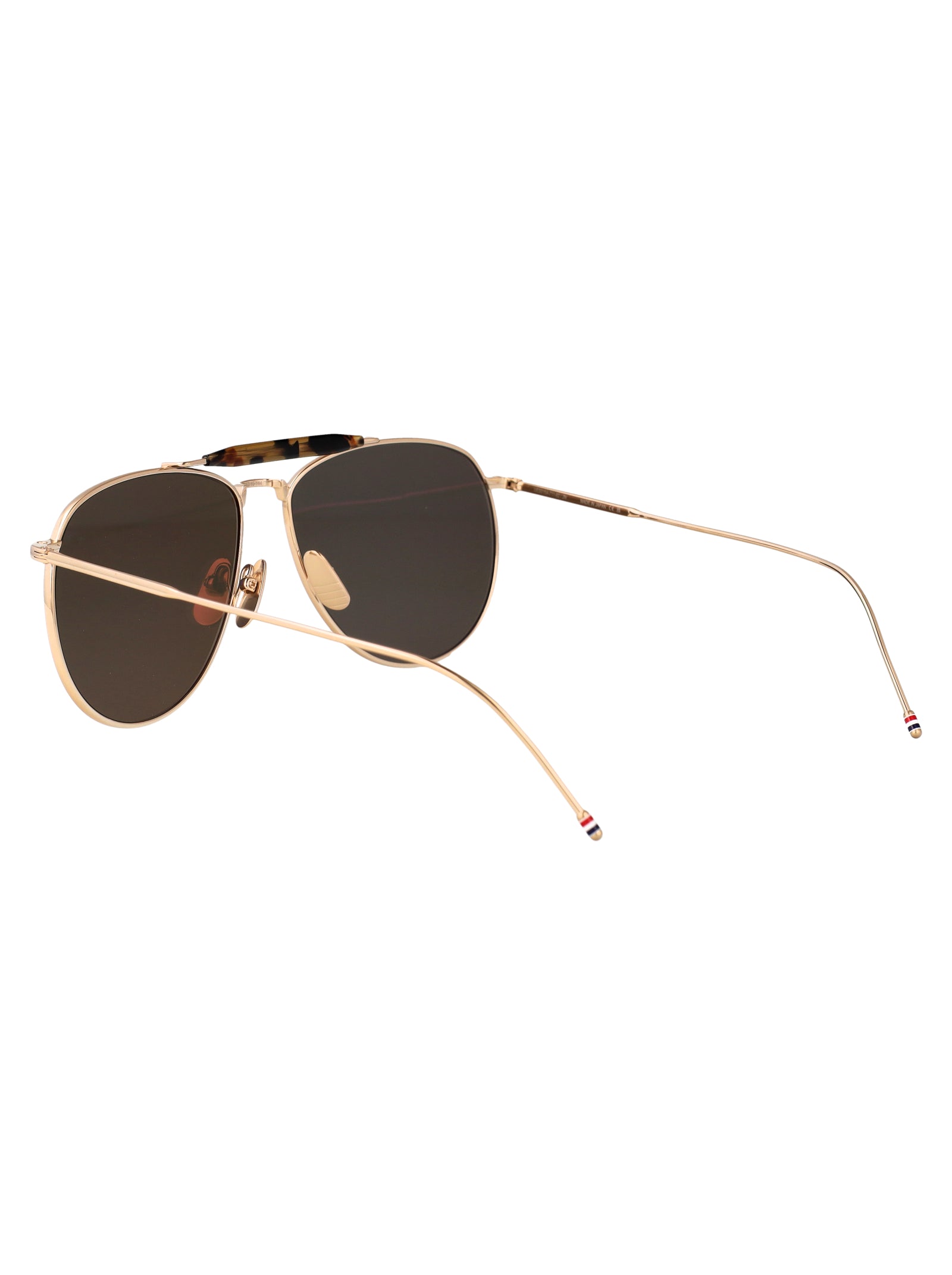 THOM BROWNE 12K Gold Titanium Sunglasses