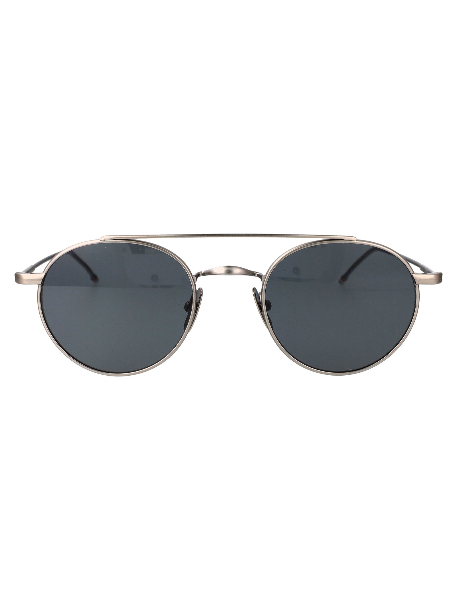 THOM BROWNE Matte Titanium Sunglasses - Unisex